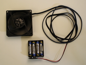 N-CMP-FAN23-SET Computer ventilator, 80x80x25 mm. m.batteribox