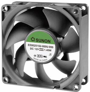 EE80251S2-999 Fan 12V 80x25 S 62,8m³/h 30dBA