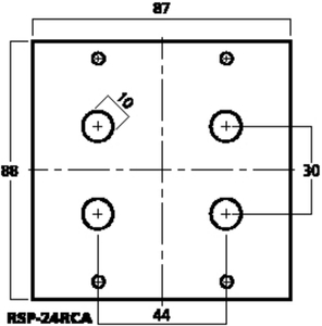 RSP-24RCA Panel t/phono Drawing 400