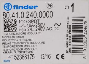 FZR8041-240 Multifunktion SPDT 16A 24-240V 80.41.0.240.0000