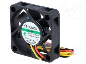 MF40101V2-G99 Fan 12V 40x10 V 11,8m³/h 20,6dBA+F-Signal 0,59W