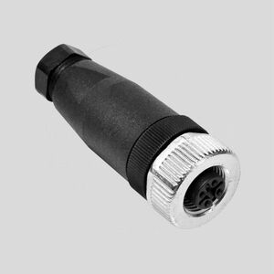 BIN99-0436-14-05 M12 Female Cable Connector 5-Pole Screw Term BIN99-0430-1404, -0436-1405