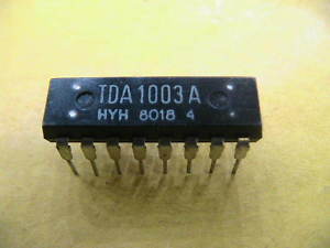 TDA1003A MOTOR REGULATOR AND BIAS/ERASE OSCILLATOR CIRCUIT DIL16