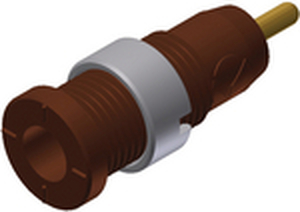 10-451-65 Safety socket ø2mm brown