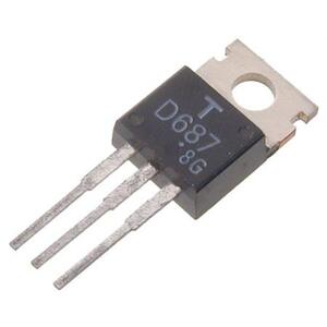 2SD687 SI-N 60V 3A 25W  TO-220