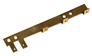 T000401-5V Kabelsko-liste m/5-udtag for 6,3mm, vinkel
