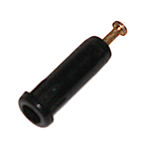 BANANA-2-PRESFIT-BLACK Laboratoriesokkel for 2mm. SORT