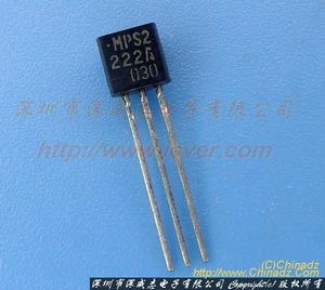 MPS2222A SI-N 75V 0,8A 0.5W TO-92