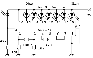 AN6877 7-Dot LED Driver Circuits DIP-16