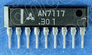 AN7117 Low Power Consumption 1W Audio Power Amplifier PIN-9