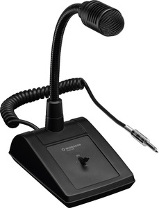 PDM-300 Bordmikrofon Bordmikrofon dynamisk mikrofon kablet telefonspiral med 6,3 jack støjsvag afbryder