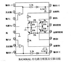 BA3406AL RECORDER Dual-AMP SIP-16