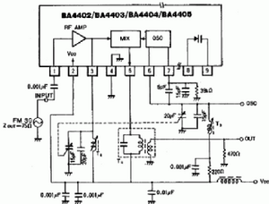 BA4403 FM FRONT END SIP-7