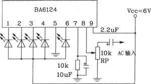 BA6124 Led level meter driver SIP-9