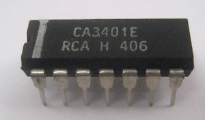 CA3401E Quad Single-supply Operational Amplifier DIP-14