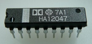 HA12047 Noise Reduction Circuit - Dolby B,AV 20,5dB,THD .3%,SNR 64dB DIP-18