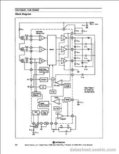 HA13441 15 V, three-phase brushless DC motor driver SIP-23