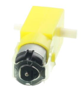 ROBO0001 Smart Car Wheel Robot Plastic DC 3V-6V Drive Gear Motor med dæk