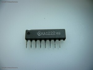 KA1222 Dual Low Noise Equalizer Amplifier SIP-8