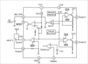 KA7630 Fixed Multi-output Regulator SIP-10