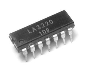 LA3220 2-Channel Equalizer Amplifier with ALC DIP-14