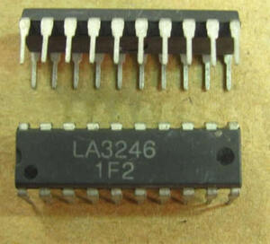LA3246 Stereo Preamplifier, 6xSwitch DIP-20