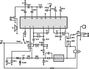 LA4162 0,5W AF POWER AMP DIP-16