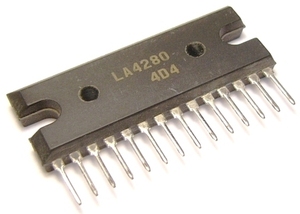 LA4280 2X10W AF POWER Amplifier SIP-14P