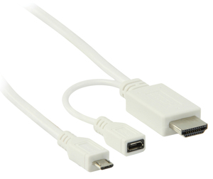 N-VLMP39010W1.00 MHL connection cable 1.00 m white