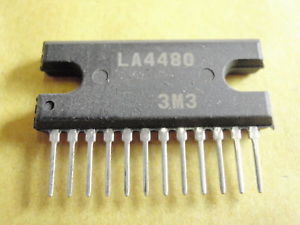 LA4480 2X4W Power Amp SIP-12P