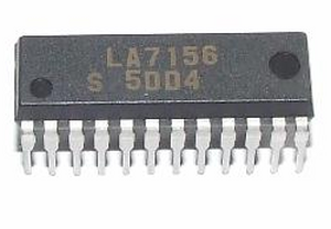 LA7156 Video and Audio Switch for PAL-SECAM 21-Pin Interface DIP-24