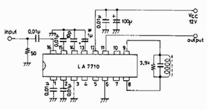 LA7710 SECAM,PAL (Quasi-Parallel) Audio IF Circuit DIP-16
