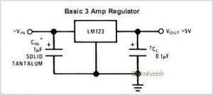 LM123K 3-Amp/ 5-Volt Positive Regulator TO-3