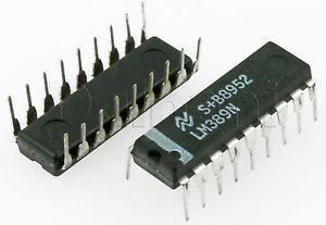 LM389N Low Voltage Audio Power Amp with NPN Transistor Array DIP-18