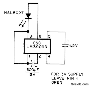 LM3909N LED Flasher/Oscillator DIP-8