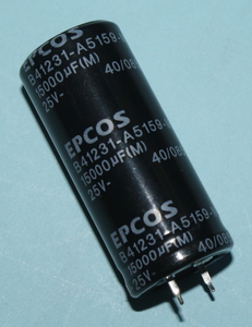 CS15000/25-P10-22X50 El-Capacitor 15000µF/25V-P10-22X50