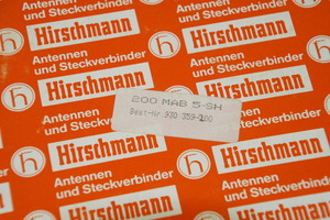 MAB5SH DIN Hun 5-pol 180¤ Print 90¤ RM:5mm. HIRSCHMANN