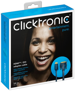 W70348 Clicktronic HDMI - DVI, 20m