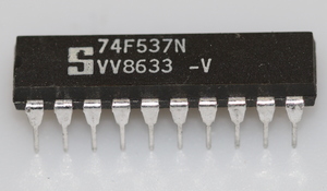 74F537N BCD to decimal decoder with three-state outputs DIP-20
