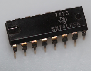 74L85 4-bit magnitude comparator DIP-16