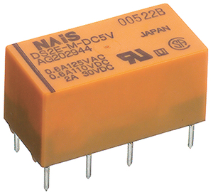 DS2E-M-DC48V RELAY 48VDC 2A 6kΩ 2 x skifte