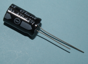 CS0470/25-P5-12x20 El-Capacitor 470µF/25V-P5-12X20