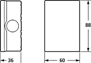 1021016331 Klaplågsdåse 1,5 - 2,5 mm² inkl. tilbehør, lysegrå