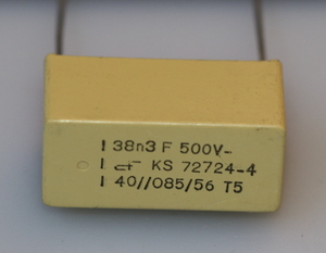 KS72724-5 42,2nF 500V radial styroflex kond. 2% RM10