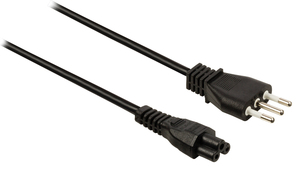 N-VLEP11320B20 Power cable Italy plug male - IEC-320-C5 2.00 m black