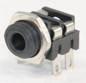 CL1390 Mono-Jack Hun 3,5mm. m. SLUTTE-kontakter