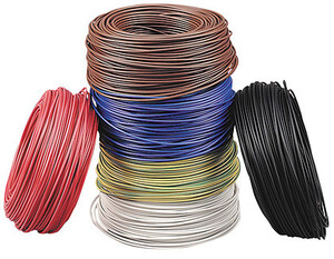 H07VU250BL Wire H07V-U 2,5mm² Blå solid (Hård)