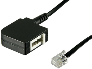 W68591 RJ11 - TAE adapter  RJ11 plug > TAE N jack