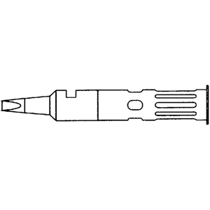 60-01-02 Loddespids Mejselform 2.4 mm for WP60