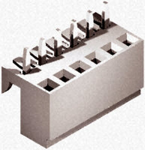 4455/22-14-2064/38-00-1396 Lige Printkortfatning med 1 Række, 2.54mm Afstand, 6-Polet, 2,5A 250 V